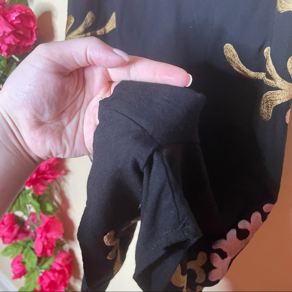 Cleobella Lali Metallic Embroidered Romper Size Small - Picture 6 of 15